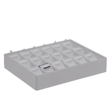 Leatherette Loose Pads for Stackable 28 Pendant / Earring Pad Large Tray - 6 Pack Showcase Tray allurepack