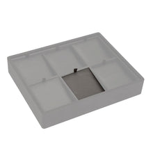 Leatherette Loose Pads for Stackable 6 Large Pendant/ Earring Pad Tray - 6 Pack Showcase Tray allurepack