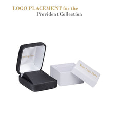 Leatherette Rounded Earring Box, Provident Collection Earring allurepack