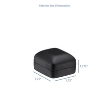 Leatherette Rounded Earring Box, Provident Collection Earring allurepack