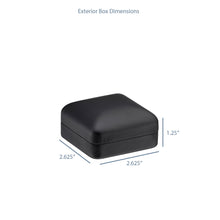 Leatherette Rounded T-Style Earring box, Provident Collection Earring allurepack