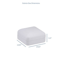 Leatherette Rounded T-Style Earring box, Provident Collection Earring allurepack