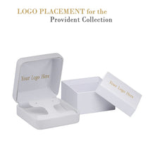 Leatherette Rounded T-Style Earring box, Provident Collection Earring allurepack