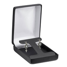 Leatherette Rounded T-Style Long Earring Box, Provident Collection Earring allurepack