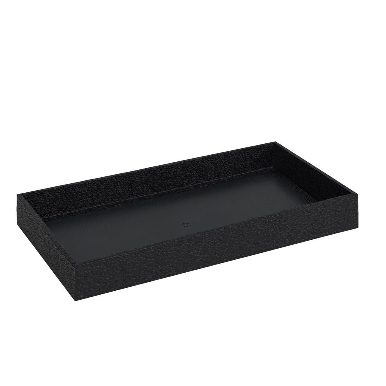Leatherette Textured Storage Tray 2" Tall - 14.75" x 8.25"