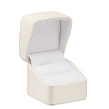 Lien Leather Ring box, Lustre Collection Ring LU10-IV Ivrory 12 Allurepack