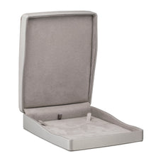 Linea Leatherette Necklace Box, Lustre Collection Necklace LU90-GR Steel Grey 12 Allurepack