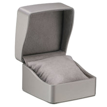 Linea Leatherette Pillow Box, Lustre Collection Pillow LU68-GR Steel Grey 12 Allurepack