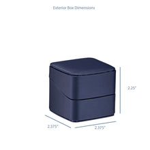 Linea Leatherette Ring box, Lustre Collection Ring Allurepack