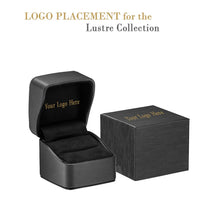 Linea Leatherette Ring box, Lustre Collection Ring Allurepack