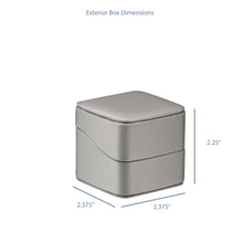 Linea Leatherette Ring box, Lustre Collection Ring Allurepack