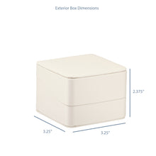 Linea Leatherette T-Style Earring Box, Lustre Collection Earring Allurepack