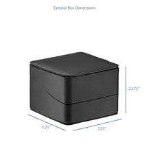 Linea Leatherette T-Style Earring Box, Lustre Collection Earring Allurepack
