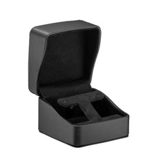 Linea Leatherette T-Style Earring Box, Lustre Collection Earring LU25-BK Black 12 Allurepack