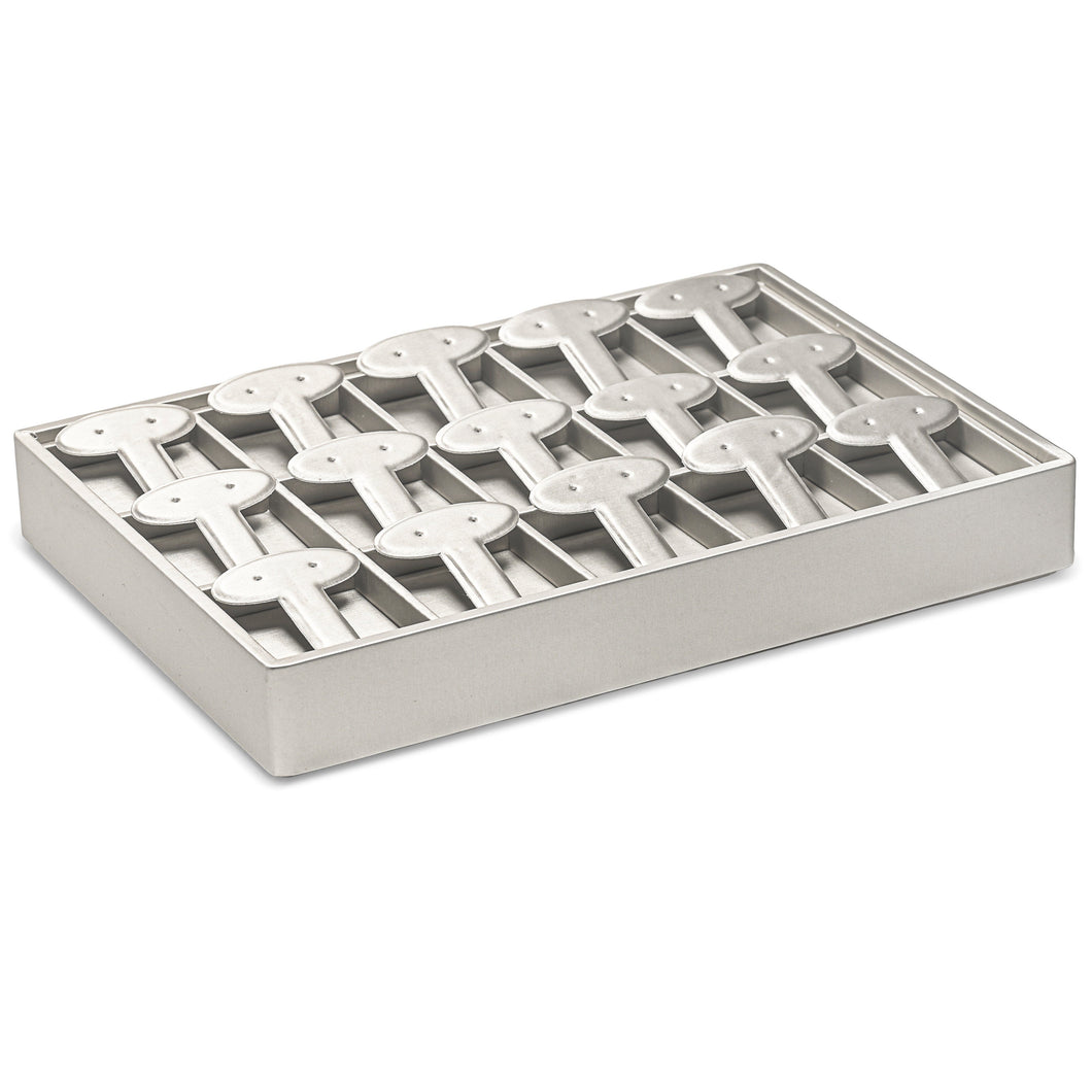 Linea Stackable 15 Long Earring T- Bar Large Jewelry Tray Showcase Tray allurepack