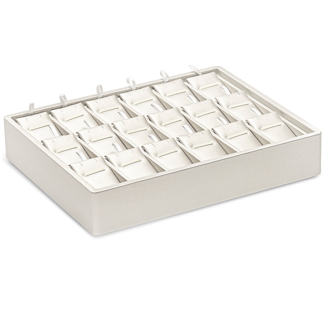 Linea Stackable 18 Pendant/ Earring Pad Small Jewelry Tray Showcase Tray allurepack
