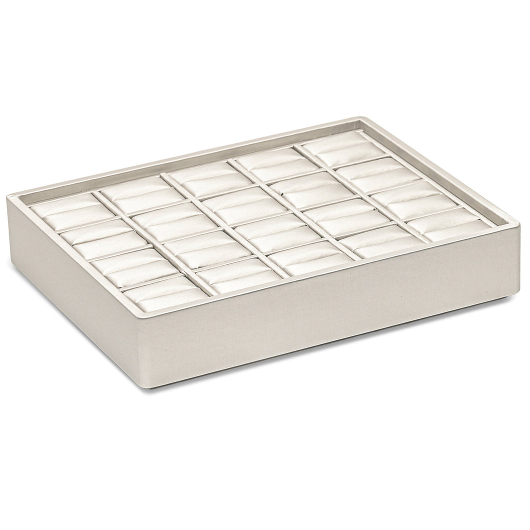 Linea Stackable 20 Ring Slot Small Jewelry Tray Showcase Tray allurepack