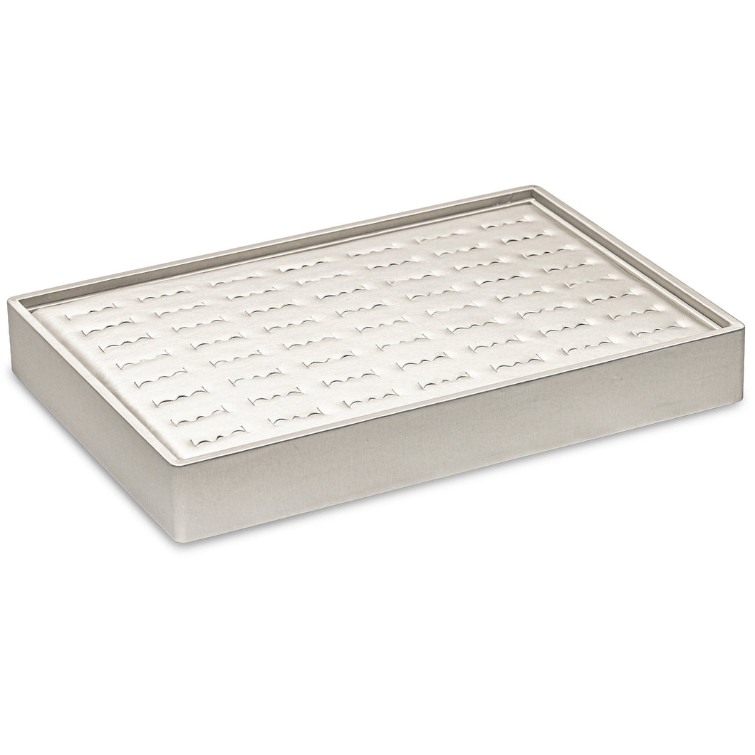 Linea Stackable 56 Ring Foam Slot Large Jewelry Tray Showcase Tray allurepack