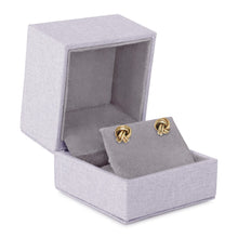 Linen Weave Earring Box, Woven Collection Earring allurepack