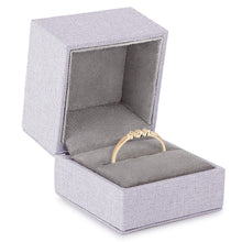 Linen Weave Ring Box, Woven Collection Ring allurepack