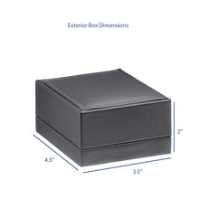 Luxury Leather Flat Pad Box, Opulent Collection Universal allurepack