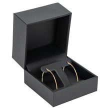 Luxury Leather Large Hoop Earring Box, Opulent Collection Earring allurepack