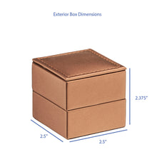 Luxury Leather Ring Box, Opulent Collection Ring allurepack