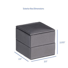 Luxury Leather Ring Box, Opulent Collection Ring allurepack