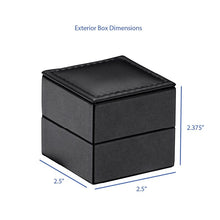 Luxury Leather Ring Box, Opulent Collection Ring allurepack