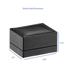 Luxury Leather Small Earring Box, Opulent Collection Earring allurepack