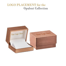 Luxury Leather Small Earring Box, Opulent Collection Earring allurepack