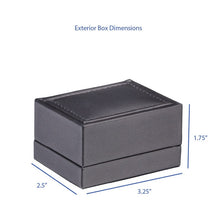 Luxury Leather Small Earring Box, Opulent Collection Earring allurepack