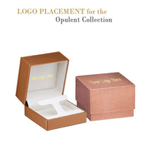 Luxury Leather T-Style Earring Box, Opulent Collection Earring allurepack