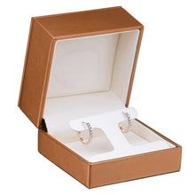 Luxury Leather T-Style Earring Box, Opulent Collection Earring allurepack