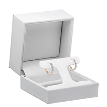 Luxury Leather T-Style Earring Box, Opulent Collection Earring allurepack