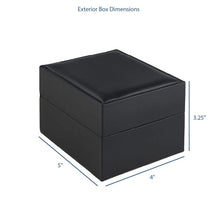 Luxury Leather Watch Box, Time Collection (BLACK PACKER) Watch allurepack