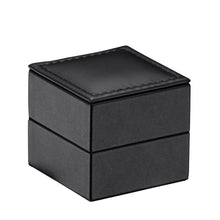 Luxury Leather with Stitch Ring Clip Box, Opulent Collection Ring allurepack