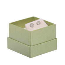 Recycled Cardboard Box With Glossy Inset Earring Box, Pristine Collection Earring Allurepack