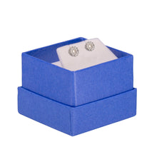 Recycled Cardboard Box With Glossy Inset Earring Box, Pristine Collection Earring Allurepack