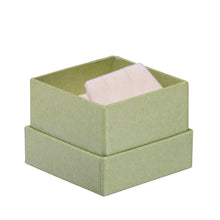 Recycled Cardboard Box With Glossy Inset Earring Box, Pristine Collection Ring Allurepack