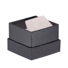 Recycled Cardboard Box With Glossy Inset Earring Box, Pristine Collection Ring Allurepack