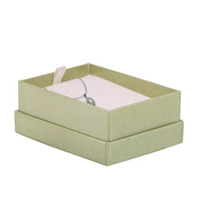 Recycled Cardboard Box With Glossy Inset Pendant Box, Pristine Collection Pendant Allurepack