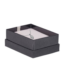 Recycled Cardboard Box With Glossy Inset Pendant Box, Pristine Collection Pendant Allurepack