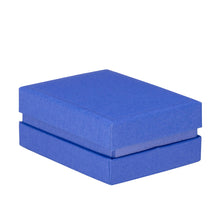 Recycled Cardboard Box With Glossy Inset Pendant Box, Pristine Collection Ring PI30-BL Blue 12 Allurepack