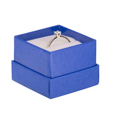 Recycled Cardboard Box With Glossy Inset Ring Box, Pristine Collection Ring Allurepack