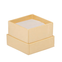 Recycled Cardboard Box With Glossy Inset Ring Box, Pristine Collection Ring Allurepack