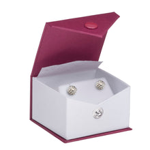 Ribbed Paper Snap Earring Box, Prim Collection Earring allurepack