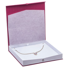 Ribbed Paper Snap Necklace Box, Prim Collection Necklace allurepack