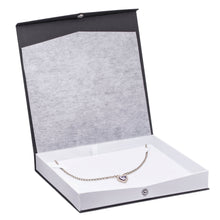 Ribbed Paper Snap Necklace Box, Prim Collection Necklace allurepack