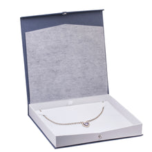 Ribbed Paper Snap Necklace Box, Prim Collection Necklace allurepack